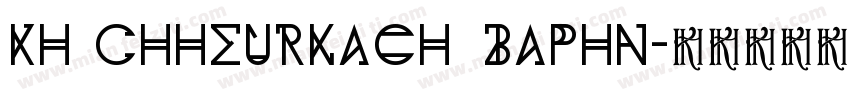 Kh Chheurkach_Baphn字体转换